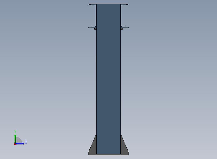 B25-液压压力机左视图