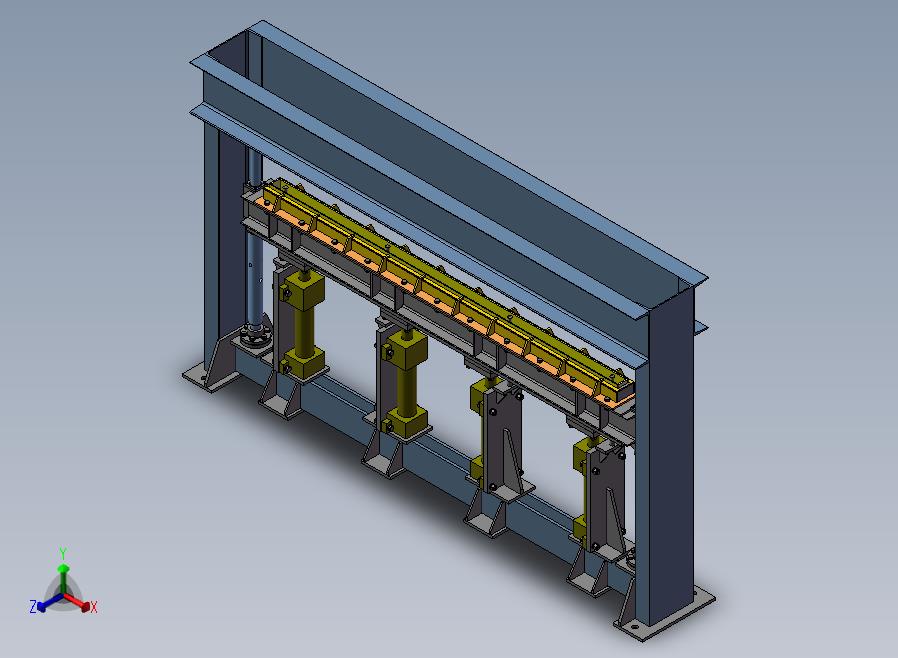 B25-液压压力机正等轴测图