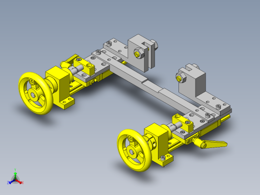 转印辊微调组件正等轴测缩略图