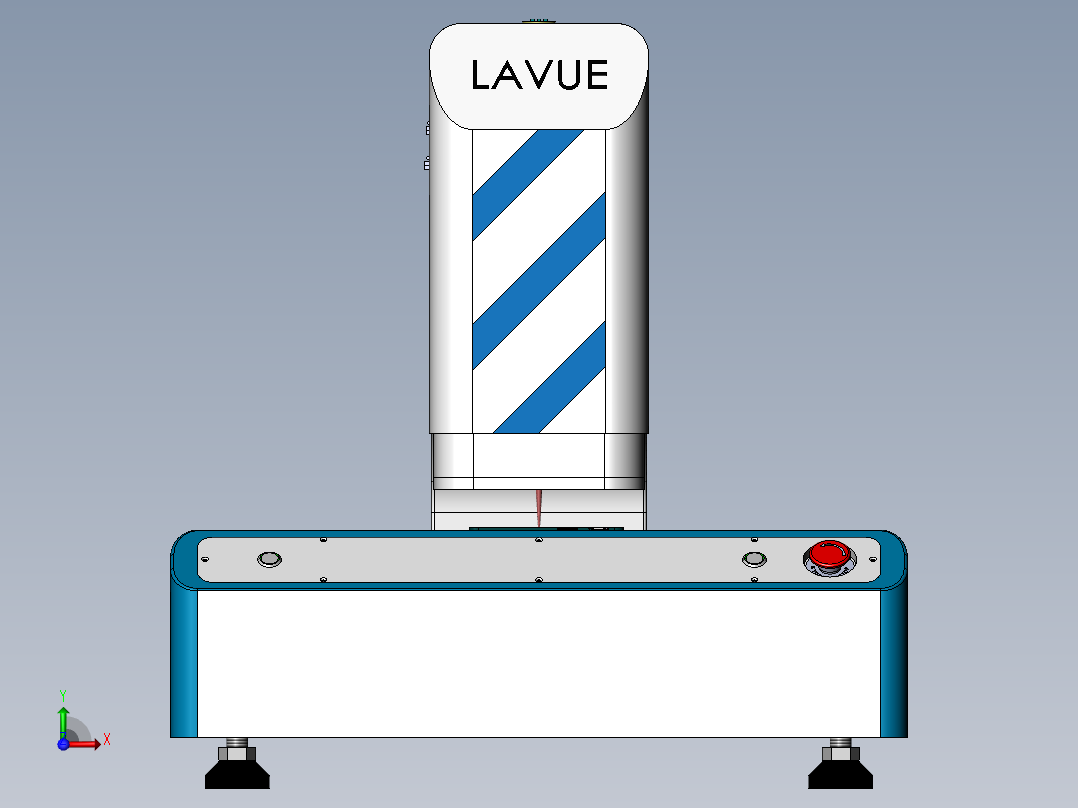 手机外壳高度检测治具前视图
