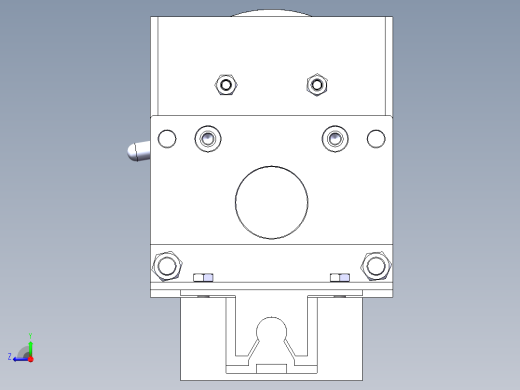 圆管夹具sw16可编辑右视缩略图