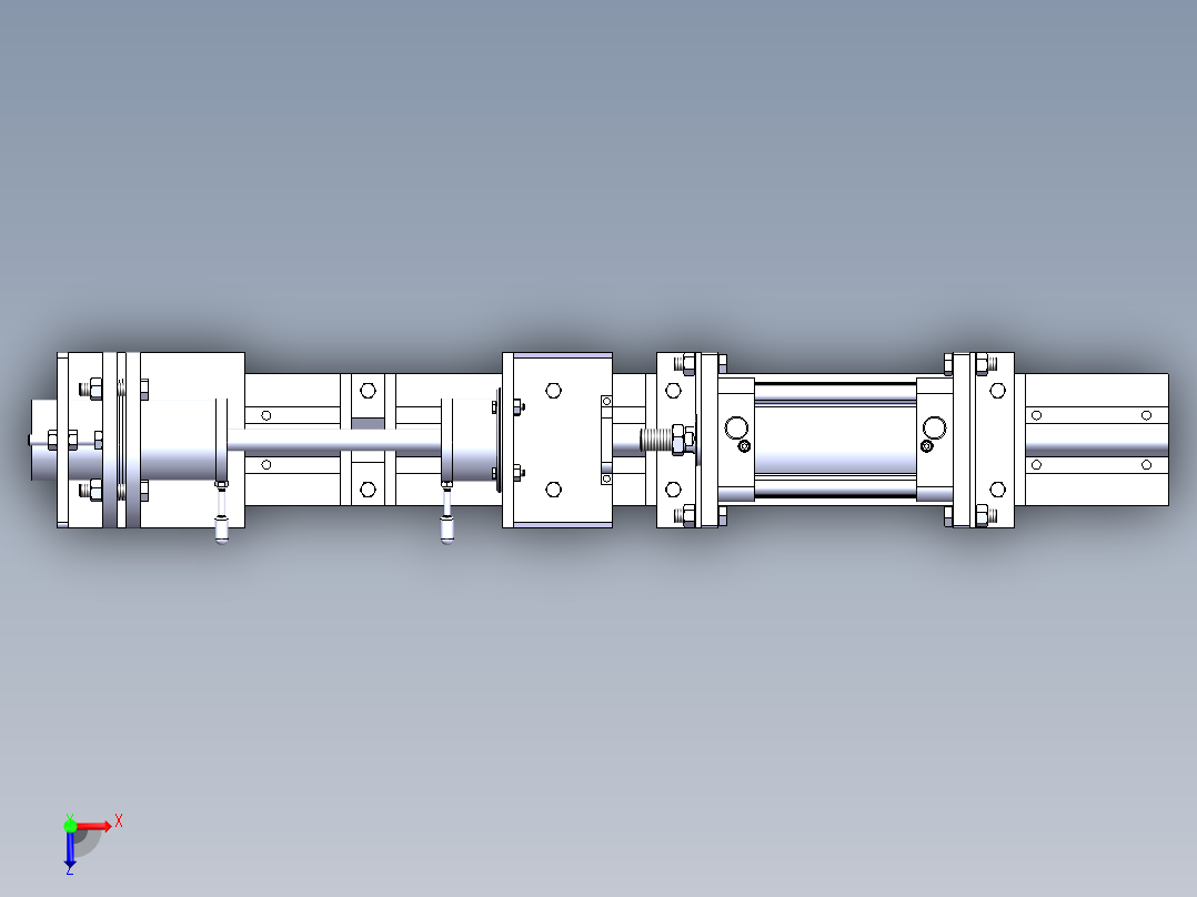 圆管夹具sw16可编辑俯视图