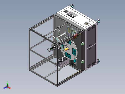 自动检测设备含bom sw17可编辑正等轴测缩略图