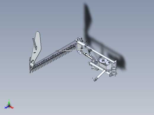 除草机灌木修剪机3D模型正等轴测缩略图