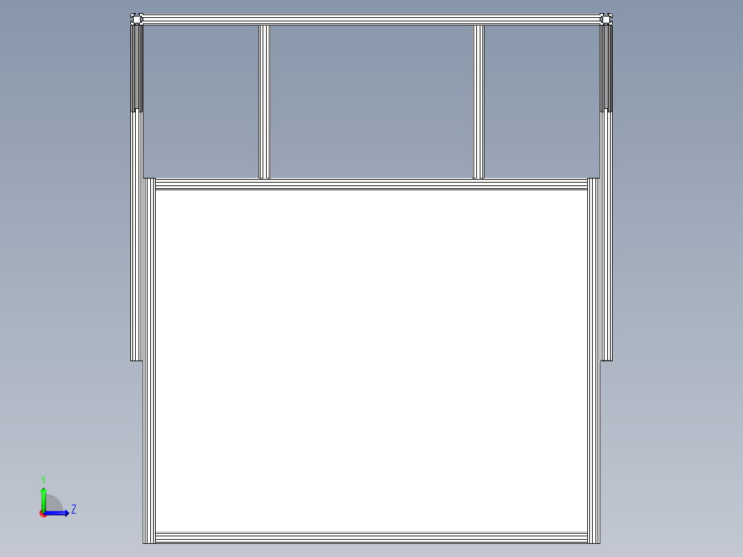 实训展板 可用作黑板左视图