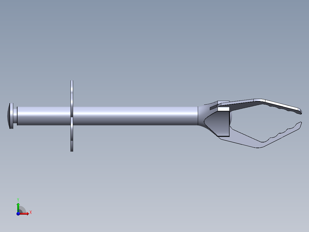 solidworks 玩具抓取器前视图