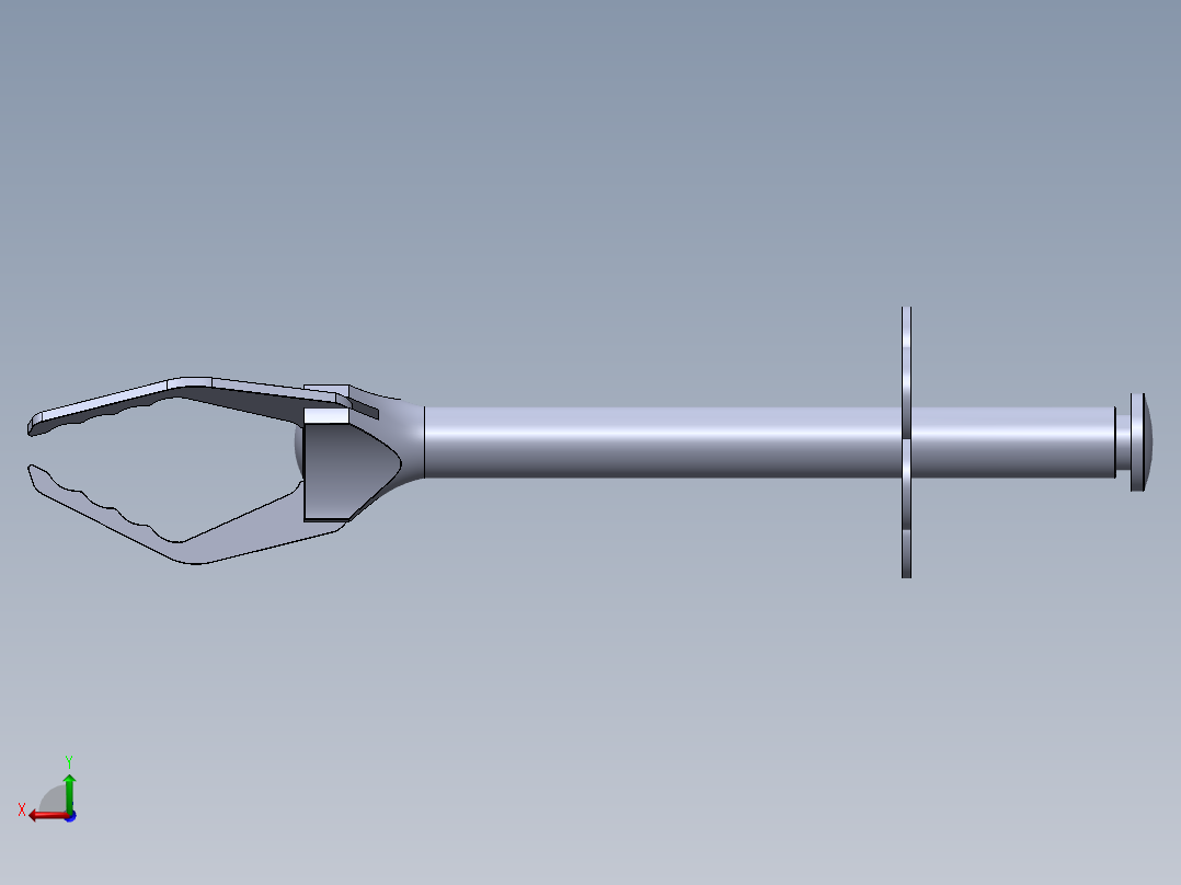 solidworks 玩具抓取器后视图