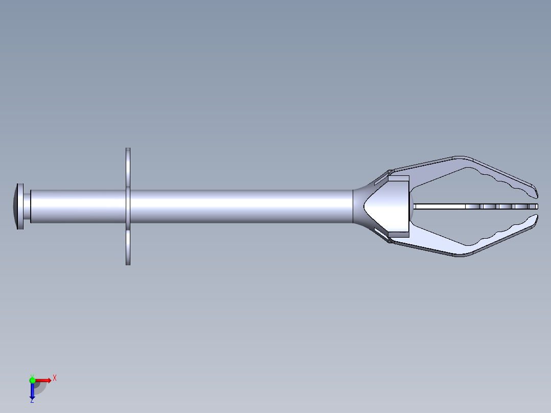 solidworks 玩具抓取器俯视图