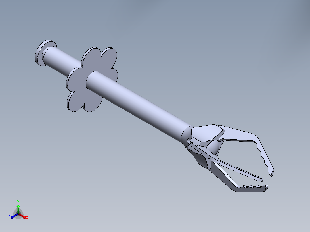 solidworks 玩具抓取器正等轴测图