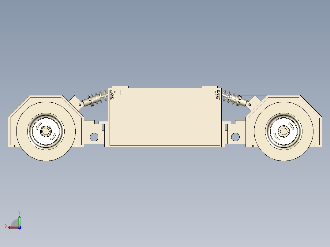 麦克拉姆轮底盘AGV后视图