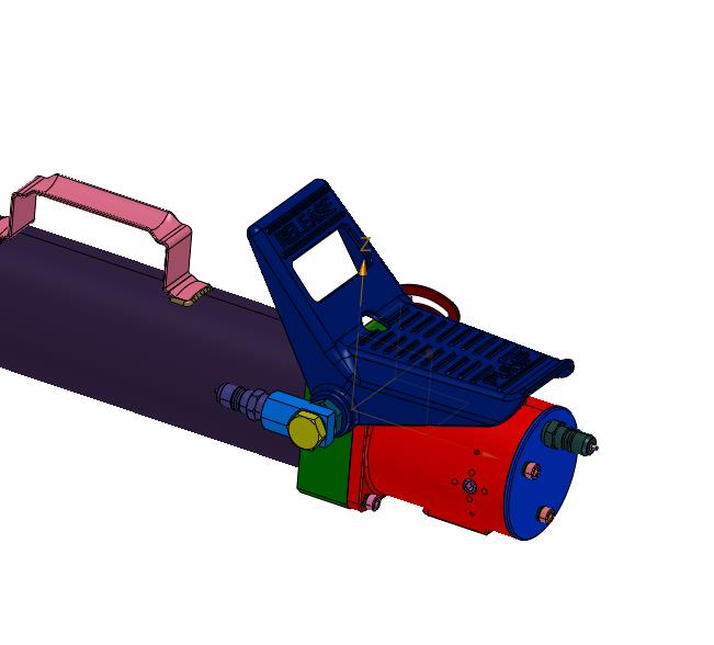 脚踏气动驱动液压泵