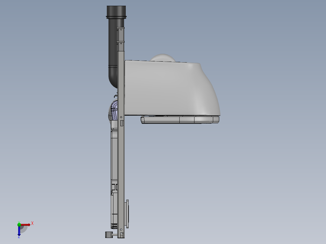 壁挂式马桶俯视图