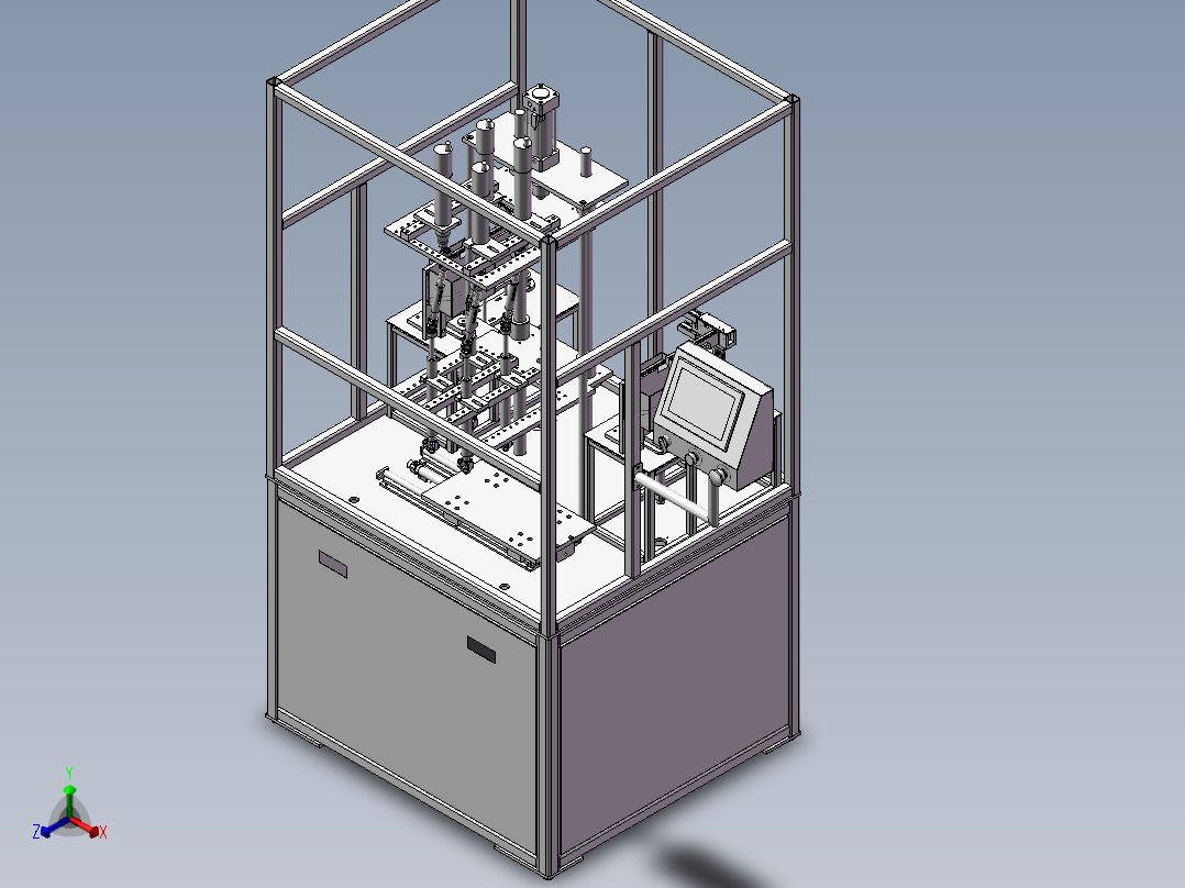 四轴自动锁螺丝机