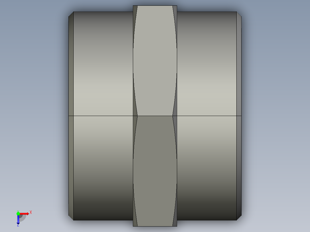 卡套式工业通用硬管接头EO Union G42LCFX俯视图