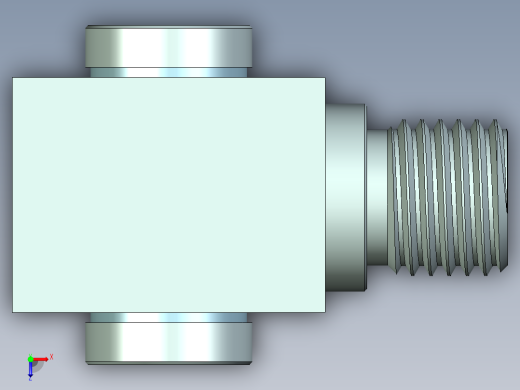 直角三通机加工工艺规程设计俯视缩略图