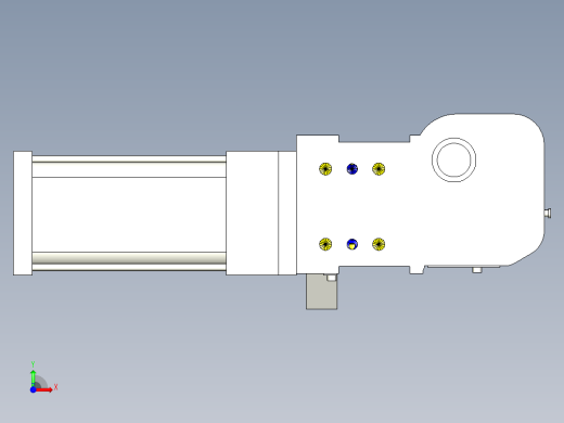 德克斯TUNKERS气缸数模KS_80_2_A00_T08_135GRAD前视缩略图