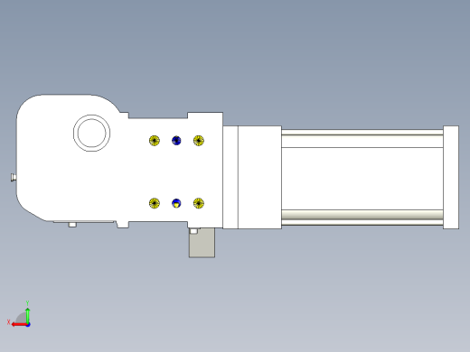 德克斯TUNKERS气缸数模KS_80_2_A00_T08_135GRAD后视缩略图