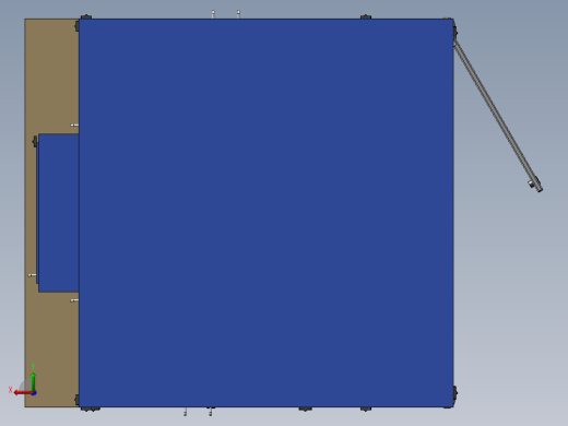 电池贴侧胶机3D图纸 非标自动化设备3D图纸3D模型后视缩略图