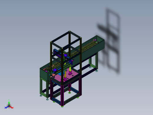 化油器输送和搬运抓手正等轴测缩略图