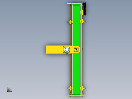 输送台装配SW+CAD（兼职私域）前视缩略图