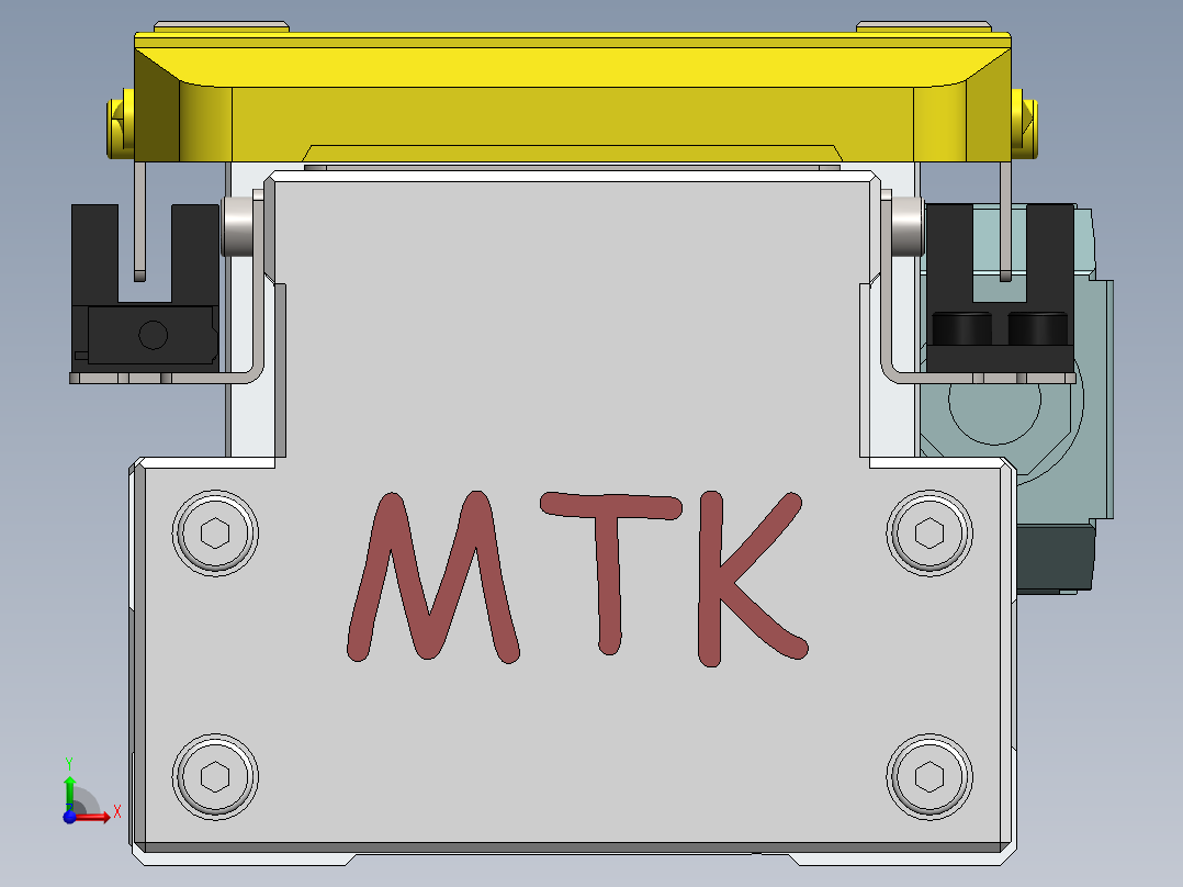 GTH内嵌丝杆全封闭GTH8S-400W前视图