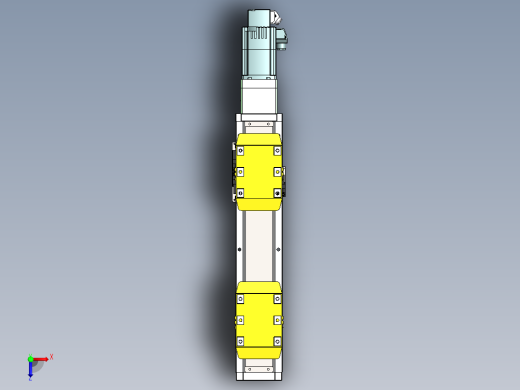 GTH内嵌丝杆全封闭GTH8S-400W俯视缩略图