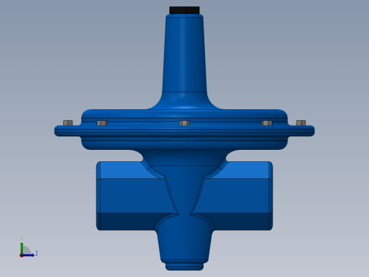 PRV减压阀左视缩略图