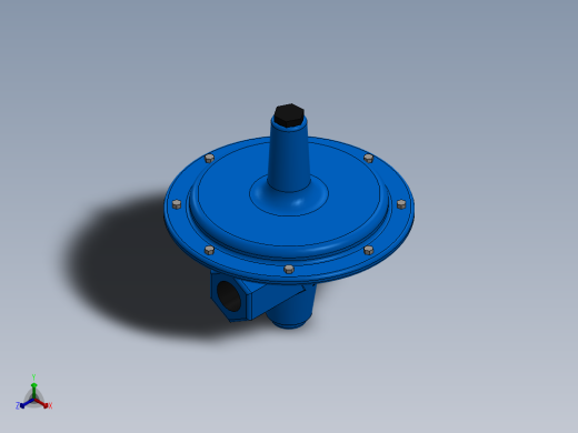 PRV减压阀正等轴测缩略图