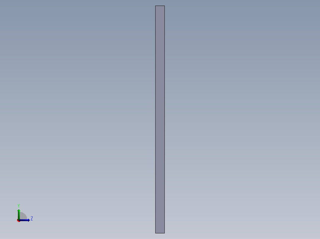 槽轮机架板左视图