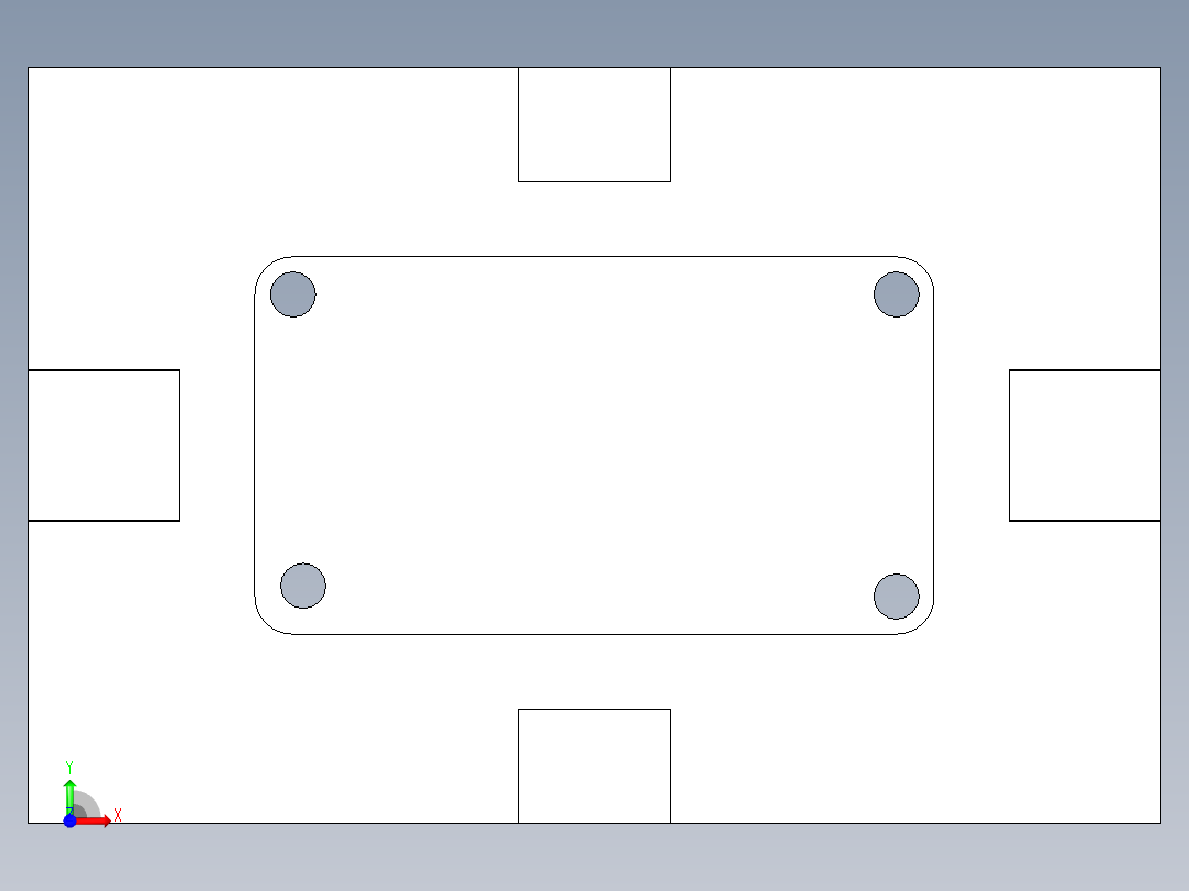 平面铣UG程序编程刀路前视图