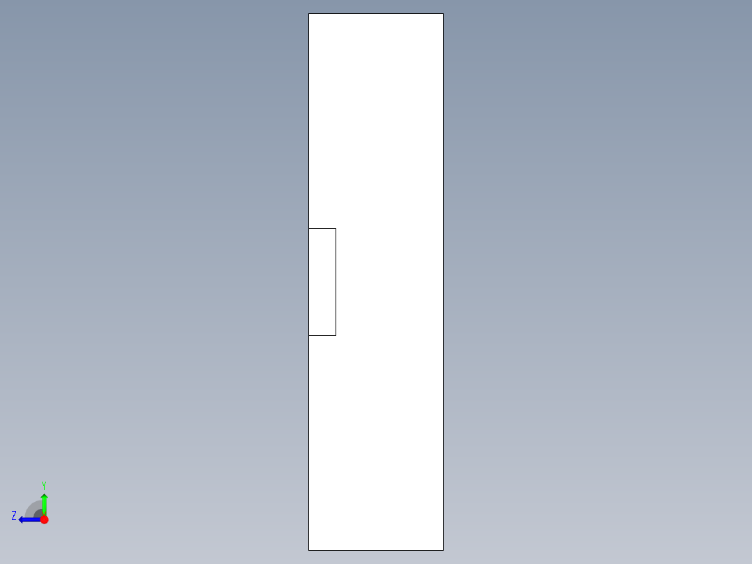 平面铣UG程序编程刀路右视图