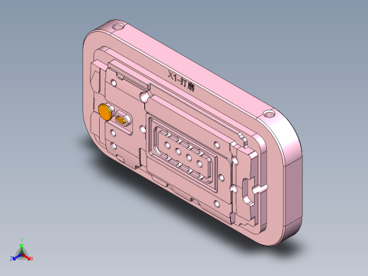 X1-CNC笔记本CNC工装夹具三维模型DAMO-0117正等轴测缩略图
