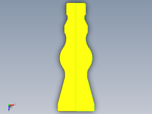 轴类零件车床加工仿真俯视缩略图