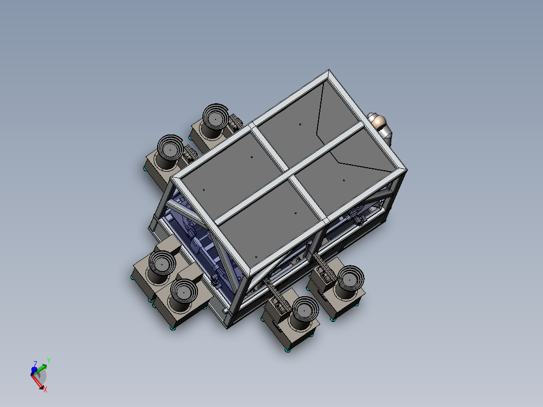 Robotic Cell环形组装线sw18