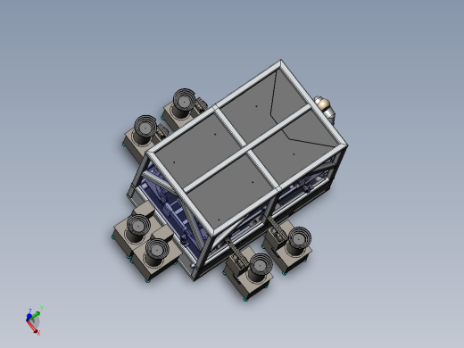 Robotic Cell环形组装线sw18