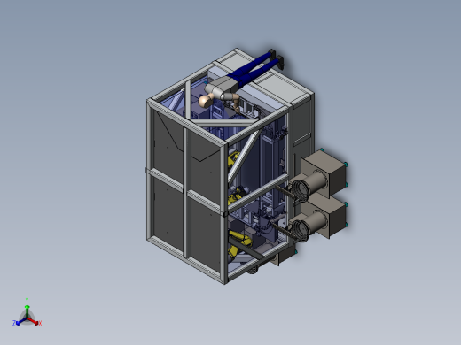 Robotic Cell环形组装线sw18正等轴测缩略图