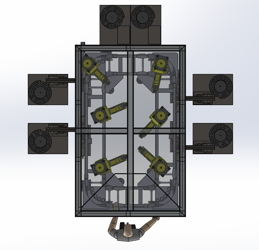 Robotic Cell环形组装线sw18
