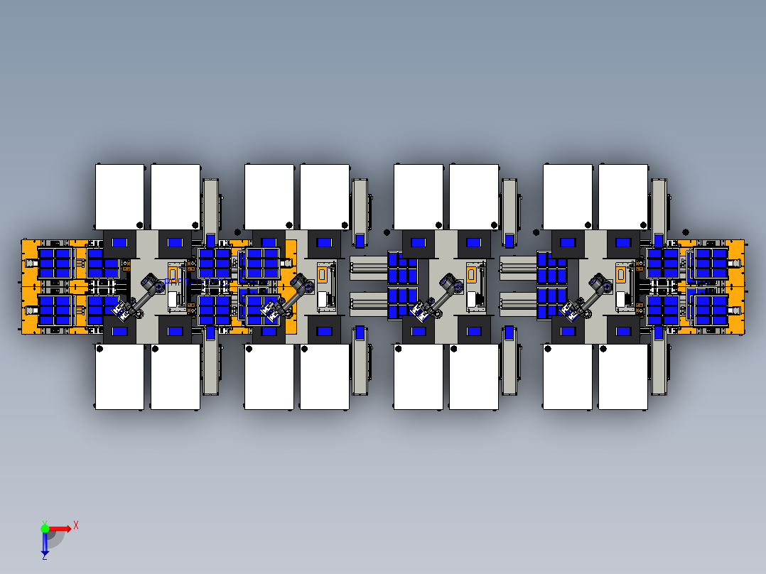 手机自动化生产线设计pro5.0.zip俯视图