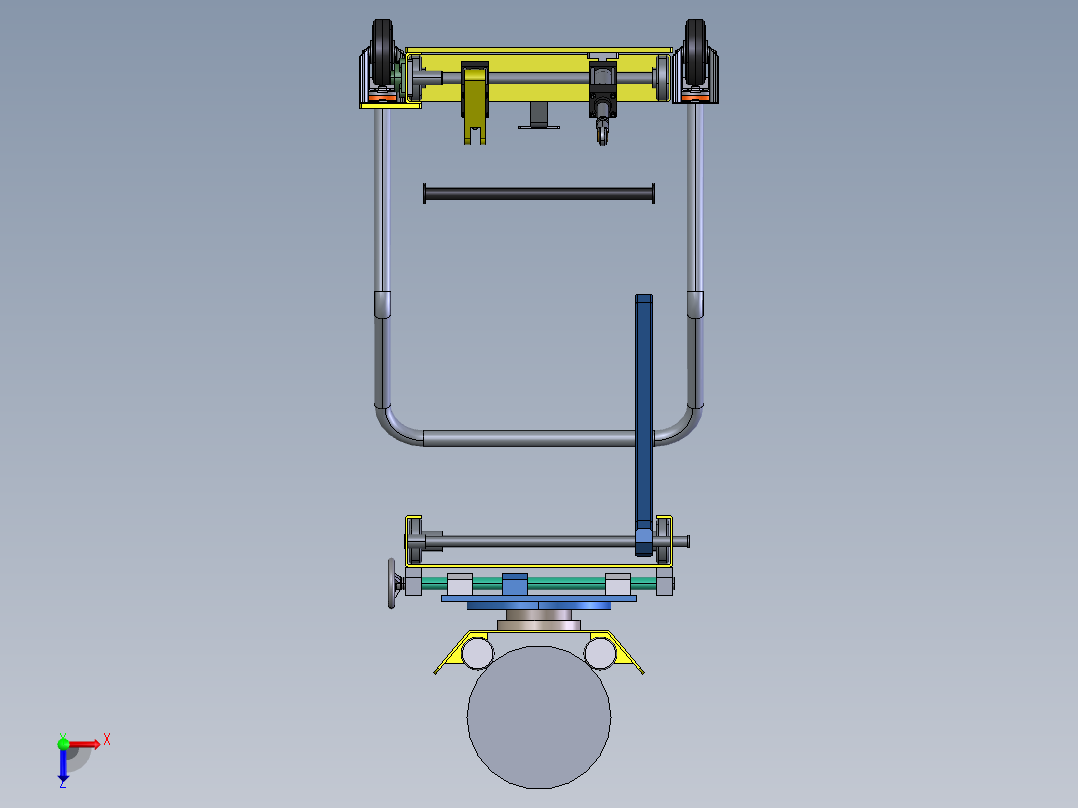 光学测试升降机 STEP俯视图