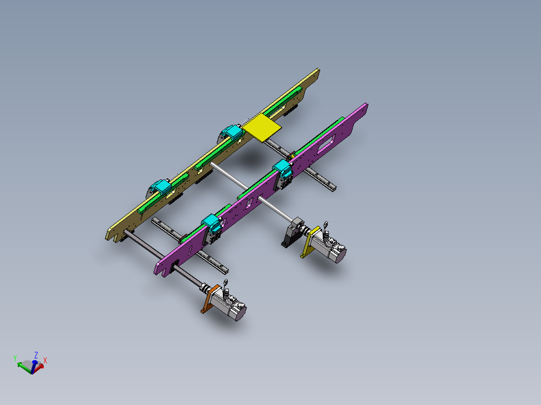 1.28米宽度可调输送机构