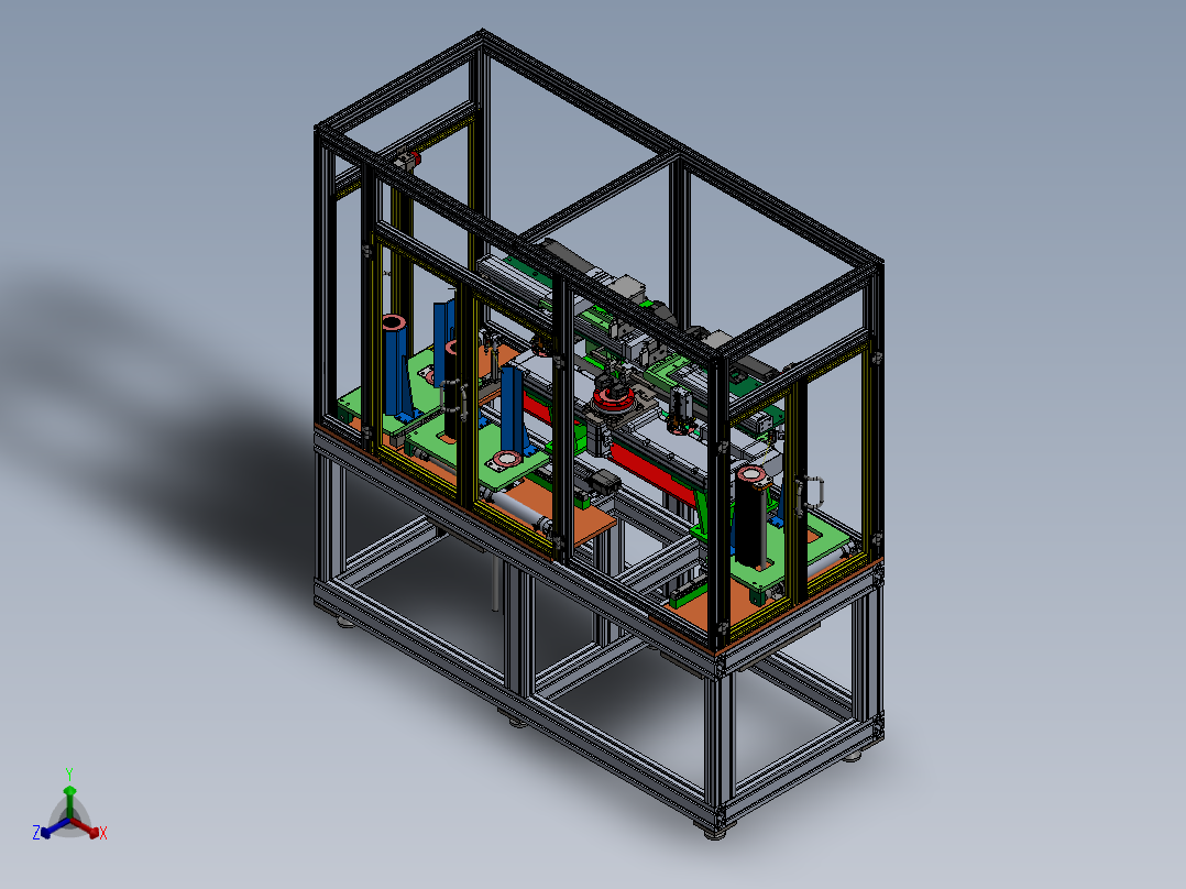 流水线、生产线(26)正等轴测图
