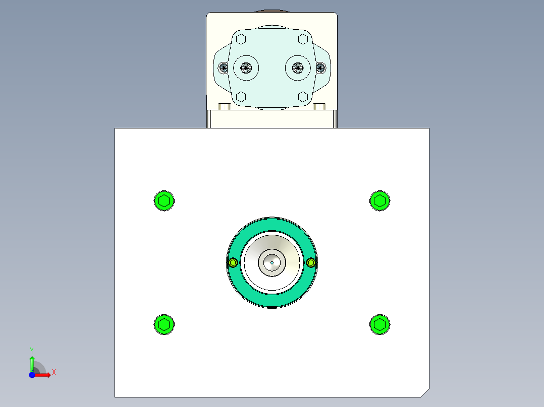 紧固螺母（全自动脱螺纹）前视图