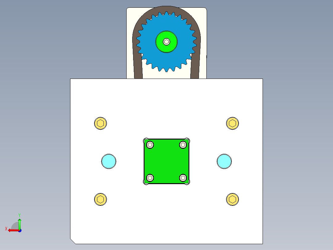 紧固螺母（全自动脱螺纹）后视图