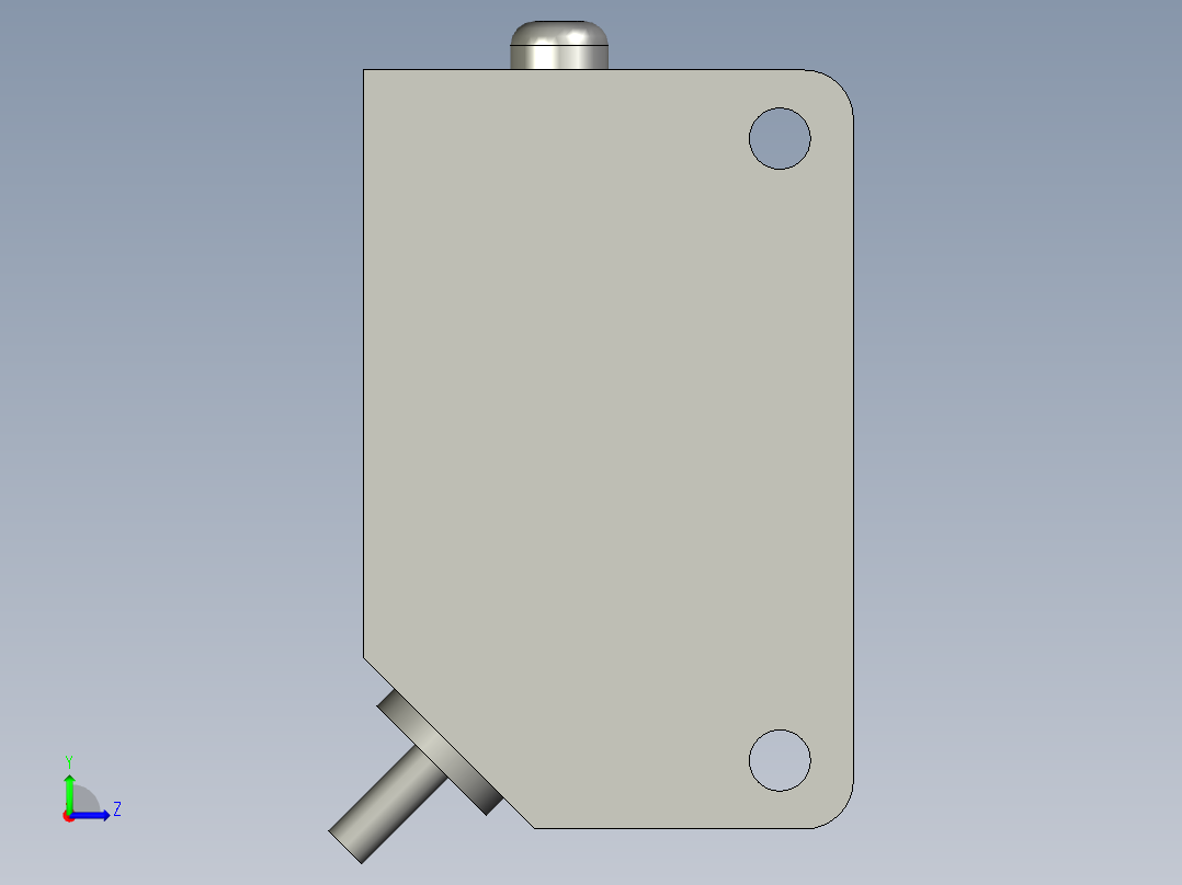 XH反射光电开关CX-444-左视图