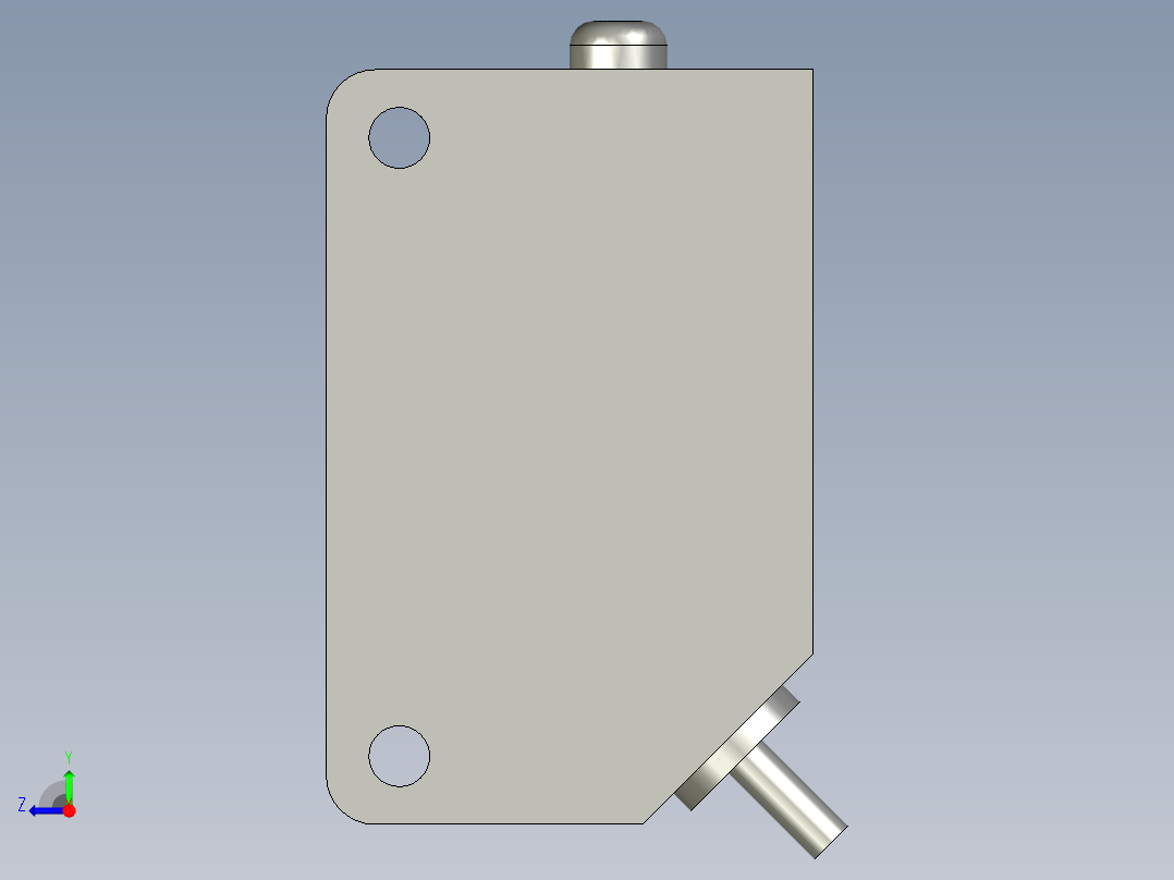 XH反射光电开关CX-444-右视图
