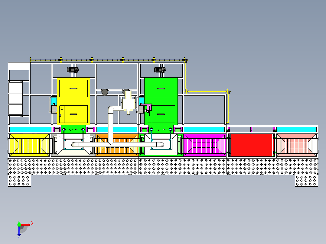 超声波清洁机俯视图