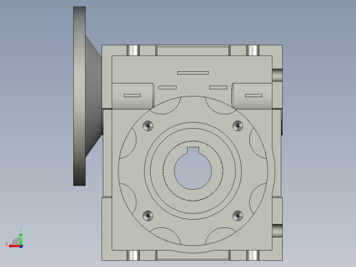 NMRV50蜗轮蜗杆减速机后视缩略图