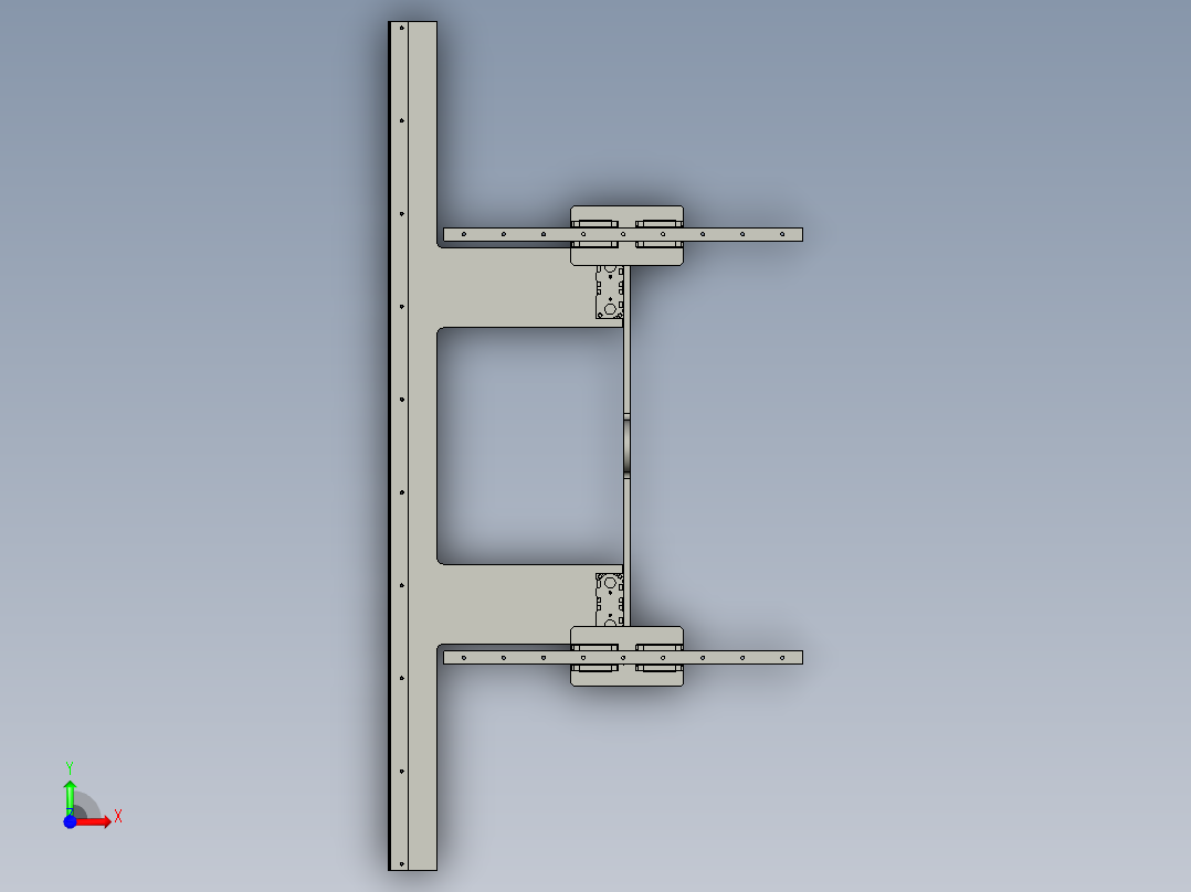 HX2115-02-11-00前后对中装置前视图