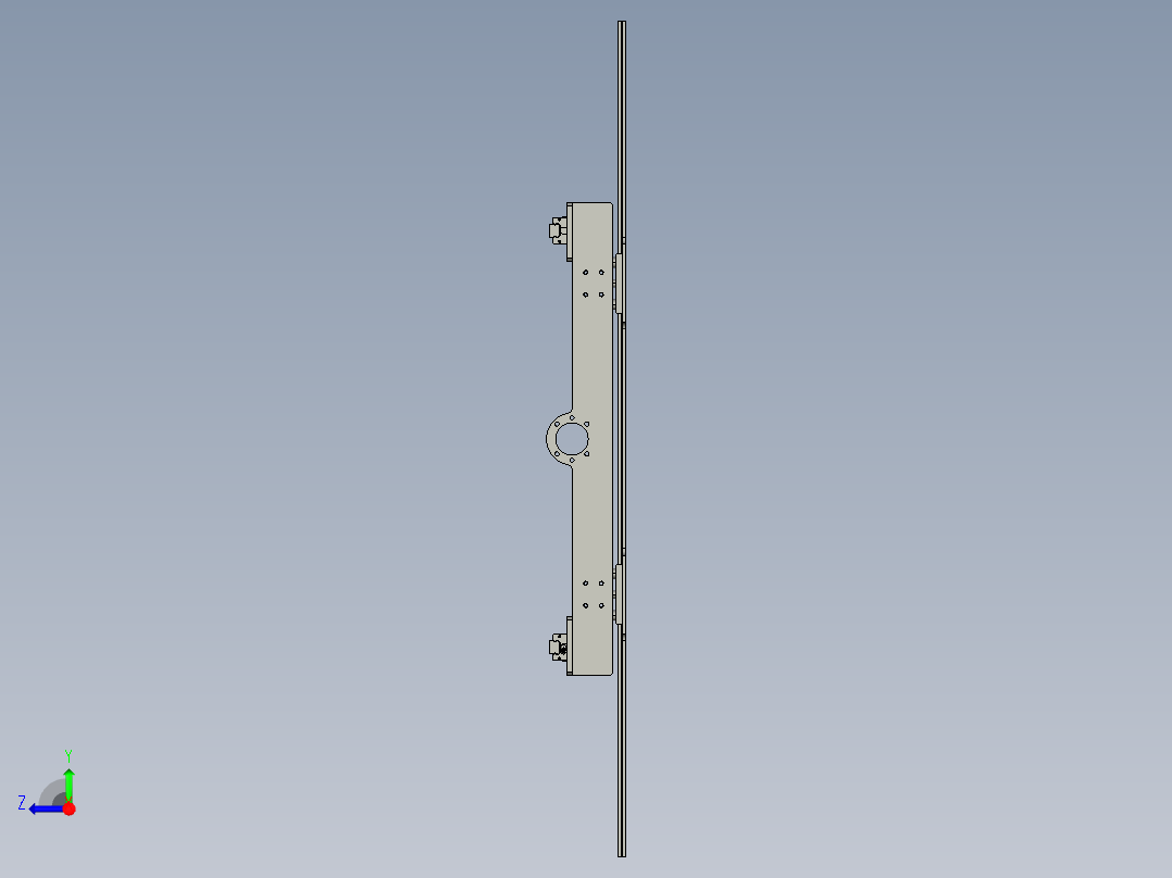 HX2115-02-11-00前后对中装置右视图