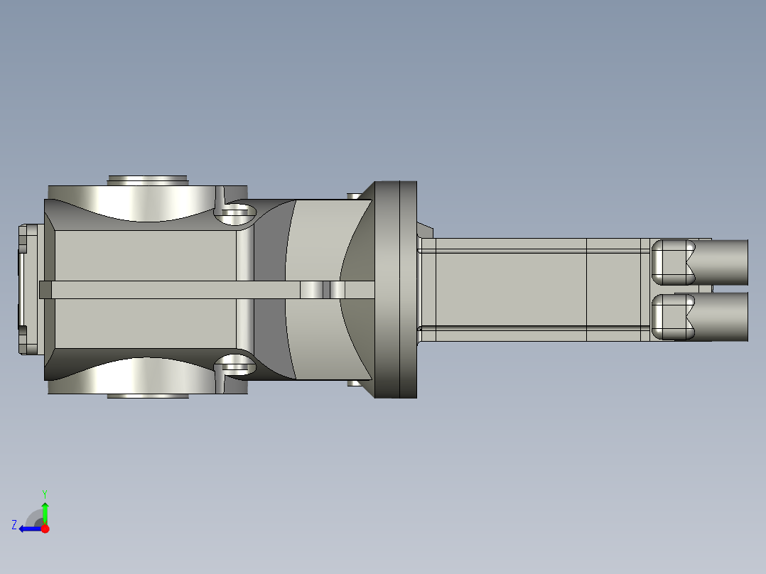 KA37CMP40M_BK_PK_RH1M_SB1伺服减速电机右视图